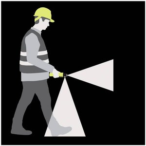 Latarka UK Underwater Kinetics UK 4AA eLED Surefoot 514652F 170 lm żółty neonowy, czarny