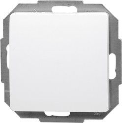 Przełącznik krzyżowy Płytka przycisku Kopp Paris 650702082, biały