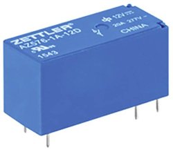 Przekaźnik drukowany Zettler Electronics AZ576-1C-12D, monostabilny, 1 cewka, 30 V/DC, 277 V/AC, 20 A, 1 szt.