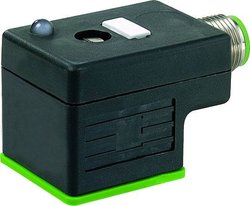Adapter złącza zaworowego Murr Elektronik 7000-41421-0000000, A standard, styki: 3, 24 V/AC, IP67, 1 szt.