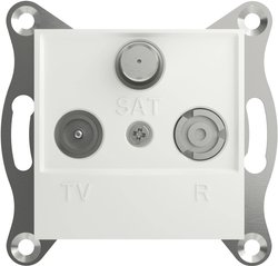 Schneider Electric   Gniazdo TV, Radio, SAT  Asfora biały (RAL 9003) EPH3570121D