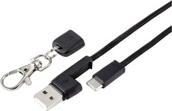 Kabel USB Renkforce, USB 2.0, Złącze męskie USB-A, Złącze męskie USB-C®, 0.95 m