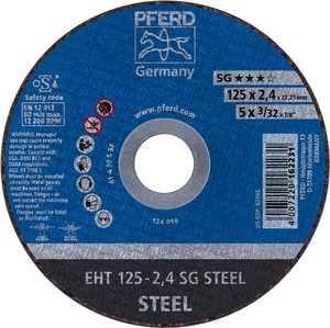 Tarcza tnąca prosta PFERD SG STEEL 61321222 125 mm 25 szt.