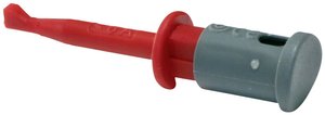 Montaż DIY, mini-haczyk z końcówką lutowniczą, czerwony Końcówka pomiarowa Electro PJP 6012-PRO-CD1-R