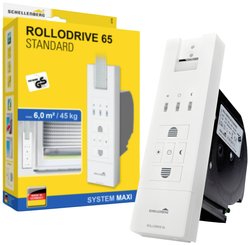 Napęd pasowy rolety Schellenberg 22726 RD65 STANDARD Napęd paskowy do rolet RD65 STANDARD 23 mm 45 kg