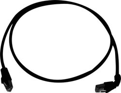 Kabel LAN Telegärtner L00001A0163, 1 szt., RJ45, CAT 6a, S/FTP, 2.00 m, czarny