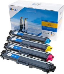 Kasety z tonerem G&G 4-Pack, czarne, cyan, magenta, żółte zastępuje Brother TN-241BK/TN-245C/M Toner G&G 15016 1 zest.