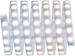 MaxLED 500 Tunable White Strip 2.5m IP44 16W pokryta białym światłem Przedłużenie taśmy LED Paulmann 70550 24 V 16 W 1175 lm 2.5 m
