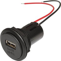 Gniazdo USB do zabudowy ProCar 67331501, Obciążalność prądu maks.: 3 A, 12 - 5 V, 24 - 5 V
