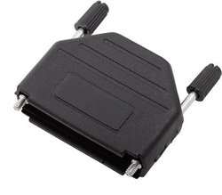 Obudowa złącza D-SUB encitech DPPK25-BK-K 6260-0101-03, tworzywo sztuczne, 180 °, 1 szt.