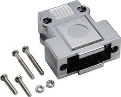 Obudowa złącza D-SUB Ilość styków: 15 tworzywo sztuczne, metalizowane 180 ° srebrny BKL Electronic 10120248 1 szt.