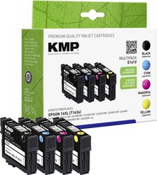 Wkład atramentowy KMP Combi Pack E141V czarny, cyjan, magenta, żółty 1621.0050 atrament KMP E141V 1621,4050, 1 zest.