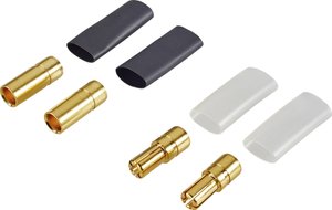 Złącze męskie Deluxe akumulatora 5,5 mm Reely 83504-2 pozłacane 2 par(a)