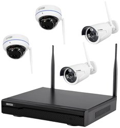 Inkovideo INKO-22M-D in22md WLAN IP-Zestaw monitorujący 4-kanałowy z 4 kamerami 1920 x 1080 px