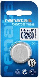 Bateria guzikowa, litowa Renata CR 2430, 3V, 285 mAh