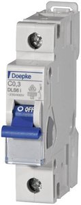 Wyłącznik automatyczny Doepke DLS6I C16A 1polig 10KA 09916203, 1 styk, 230 V, 16 A