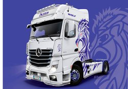 Modelu samochodu ciężarowego do sklejania Italeri MB Actros MP4 Show GigaSpace 3935 1:24