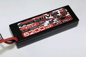 Pakiet akumulatorów (LiPo) 7.4 V 6200 mAh 60 C Absima Hardcase Wtyczka T