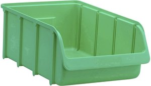 Skrzynka magazynowa Hünersdorff  675400  (S x W x G) 495 x 315 x 185 mm zielony 1 szt.