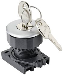 Przełącznik kluczykowy (stacyjkowy), przedni element TRU COMPONENTS S3KF-2FS  srebrny 1 x 90 °  1 szt.