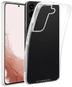 Vivanco Super Slim Futerał backcase Samsung Galaxy S23+ przeźroczysty Ładowarka indukcyjna