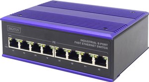 5-portowy przełącznik przemysłowy Digitus DN-650105 Fast Ethernet, niezarządzany, redniewal zasilanie Digitus DN-650105 Switch przemysłowy Ethernet 5 Portów 10 / 100 MBit/s