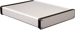 Obudowa profilowa Hammond Electronics, aluminium, aluminiowy, (D x S x W) 223 x 120.5 x 51.5 mm, 1 szt.