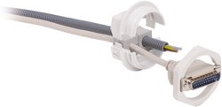 Przepust kablowy KVT Icotek, KVT 50/2 SUB-D25, 45206, szary, 1 szt.