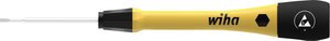 Wkrętak precyzyjny PicoFinish ESD płaski 2,0 mm x 40 mm (43670) Wkrętak płaski Wiha  43670  Długość końcówki: 40 mm