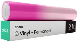 Winyl zmieniający kolor aktywowany ciepłem Cricut — trwały (różowy) Cricut Color Change Vinyl HOT Permanent Folia różowy