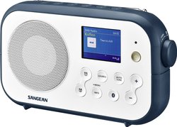 Radio przenośne Sangean DPR-42BT White-Ink Blue DAB+, UKW  biały, granatowy