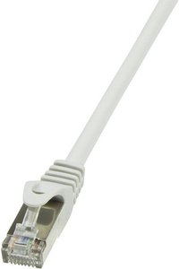 Kabel LAN LogiLink CP2012S, 1 szt., RJ45, CAT 6, F/UTP, 0.25 m, szary