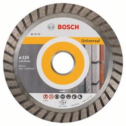 Diamentowa tarcza tnąca Professional for Universal Turbo, 125 x 22,23 x 2 x 10 mm Bosch Accessories 2608602394  Tarcza tnąca diamentowa Średnica 125 mm   1 szt.