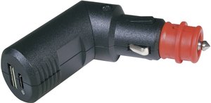 Podwójna wtyczka kątowa USB-C/a 12 V/5V ProCar 67302600 Obciążalność prądu maks.: 3.6 A 12 V