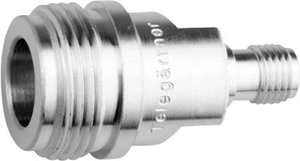 Adapter koncentryk Telegärtner J01027B0017 złącze żeńskie N - złącze żeńskie SMA  1 szt.