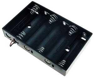 Uchwyt baterii 6x Mignon (AA) Kabel TRU COMPONENTS BH-364A Komora baterii TRU COMPONENTS BH-364A 6 x AA, Kabel