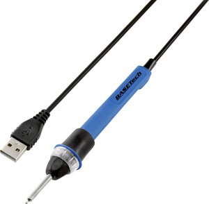 Lutownica kolbowa - zestaw Basetech LWK-173 5 V/DC 8 W 450 °C (max)
