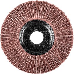 Włókninowa tarcza szlifierska POLINOX PNZ Ø 125 mm, otwór Ø 22,23 mm A 180 do dokładnego szlifowania i wykańczania Tarcza szlifierska PFERD PNZ 125-22,23 A 180 44692267 5 szt.