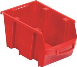 Skrzynka magazynowa VISO SPACY3R (S x W x G) 150 x 126 x 235 mm czerwony 1 szt.