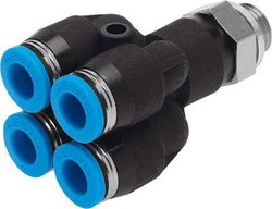 Rozdzielacz FESTO QSQ-G1/4-4    Średnica rury: 4 mm   1 szt.
