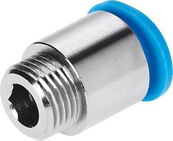 Złącze śrubowe wtykane FESTO QSMP-M8X1.25-6  Gwint zewnętrzny: M8 x 1.25     1 szt.