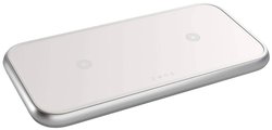 Ładowarka Qi Dual + USB-C 30W/2x 10W biała Ładowarka indukcyjna ZENS Dual ZEDC10W/00