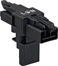 1 x wtyk / 2 x gniazdo 3-bieg., czarny WAGO 890-606 rozgałęźnik typu T