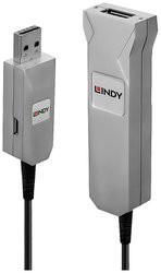 Kabel USB LINDY, USB 3.2 Gen1 (USB 3.0), Złącze męskie USB-A, Złącze żeńskie USB-A, 50.00 m