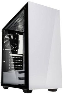 Kolink STRONGHOLD WHITE Midi Tower Obudowa do komputera  biały, czarny z 2 wentylatorami, z okienkiem, z filtrem przeciwkurzowym