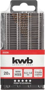 Zestaw wierteł krętych do metalu kwb 424290 1 szt.