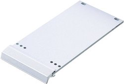 Panel przedni 3-U, aluminiowy szer. 40,3  mm, srebrny (matowy, anodowany)