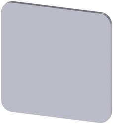Tabliczka opisowa Siemens 3SU1900-0AF81-0AA0 (D x S) 22 mm x 22 mm nieoznakowany 10 szt.