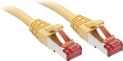 Kabel LAN LINDY 47768, 1 szt., RJ45, CAT 6, S/FTP, 10.00 m, żółty