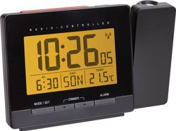 Budzik TFA Dostmann  60.5016.01 Sterowany radiowo cyfrowy czarny